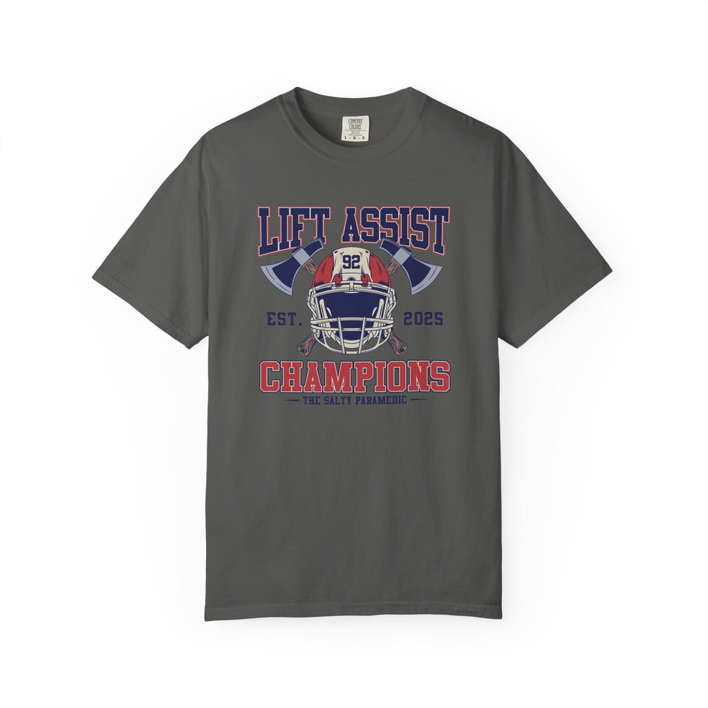 Lift Assist Champions T-Shirt (Graphic on Front)