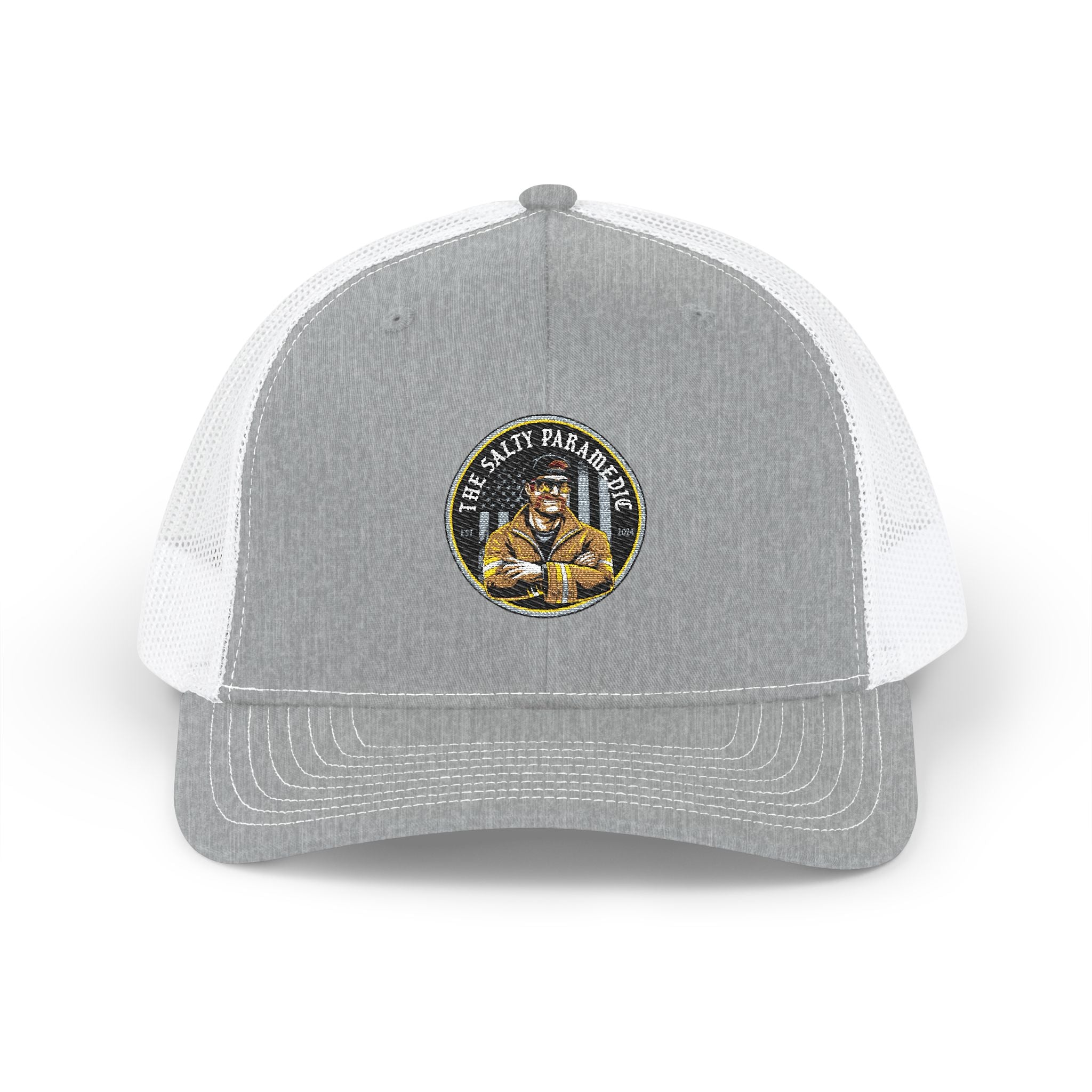 Salty Logo Snapback Trucker Cap (Embroidered)