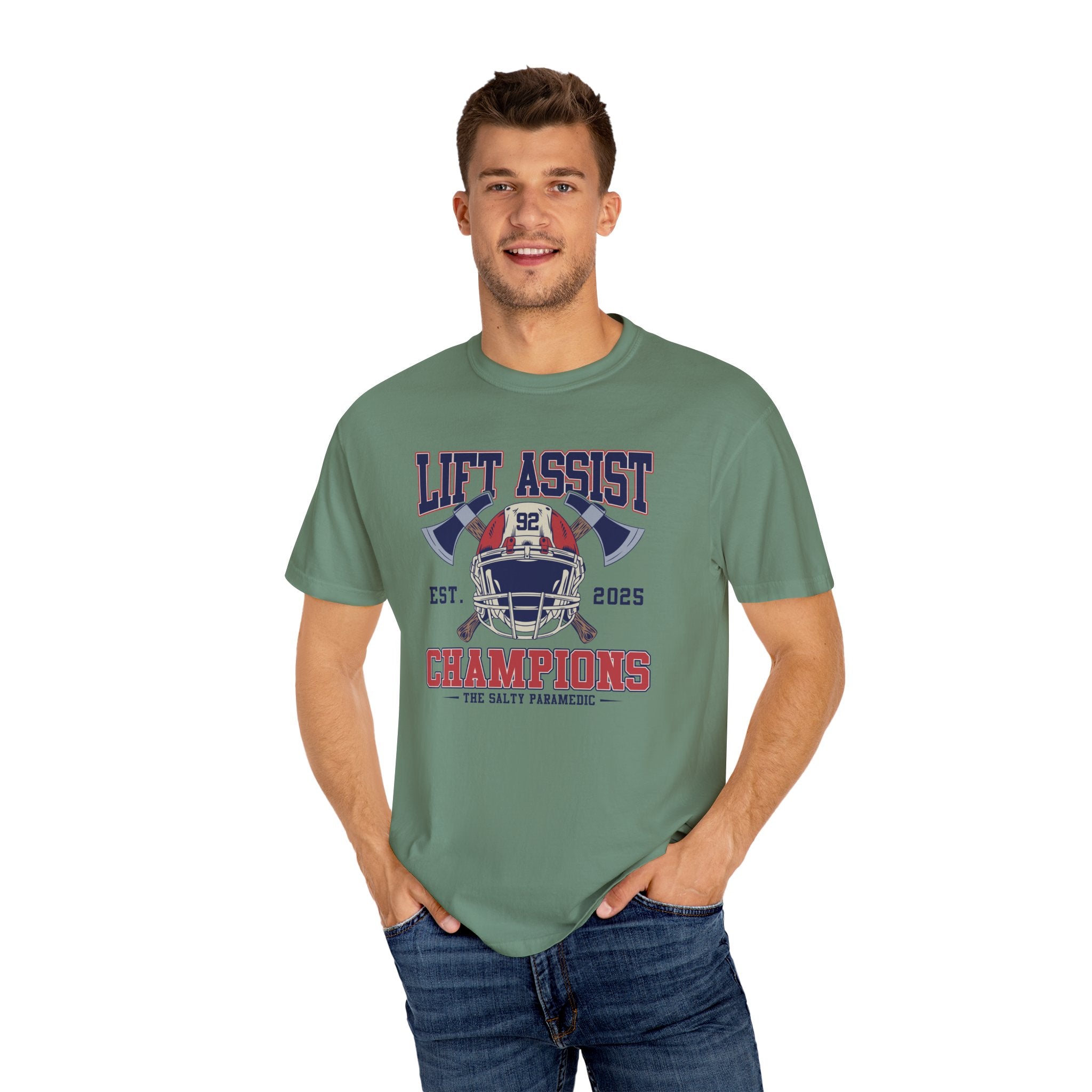 Lift Assist Champions T-Shirt (Graphic on Front)
