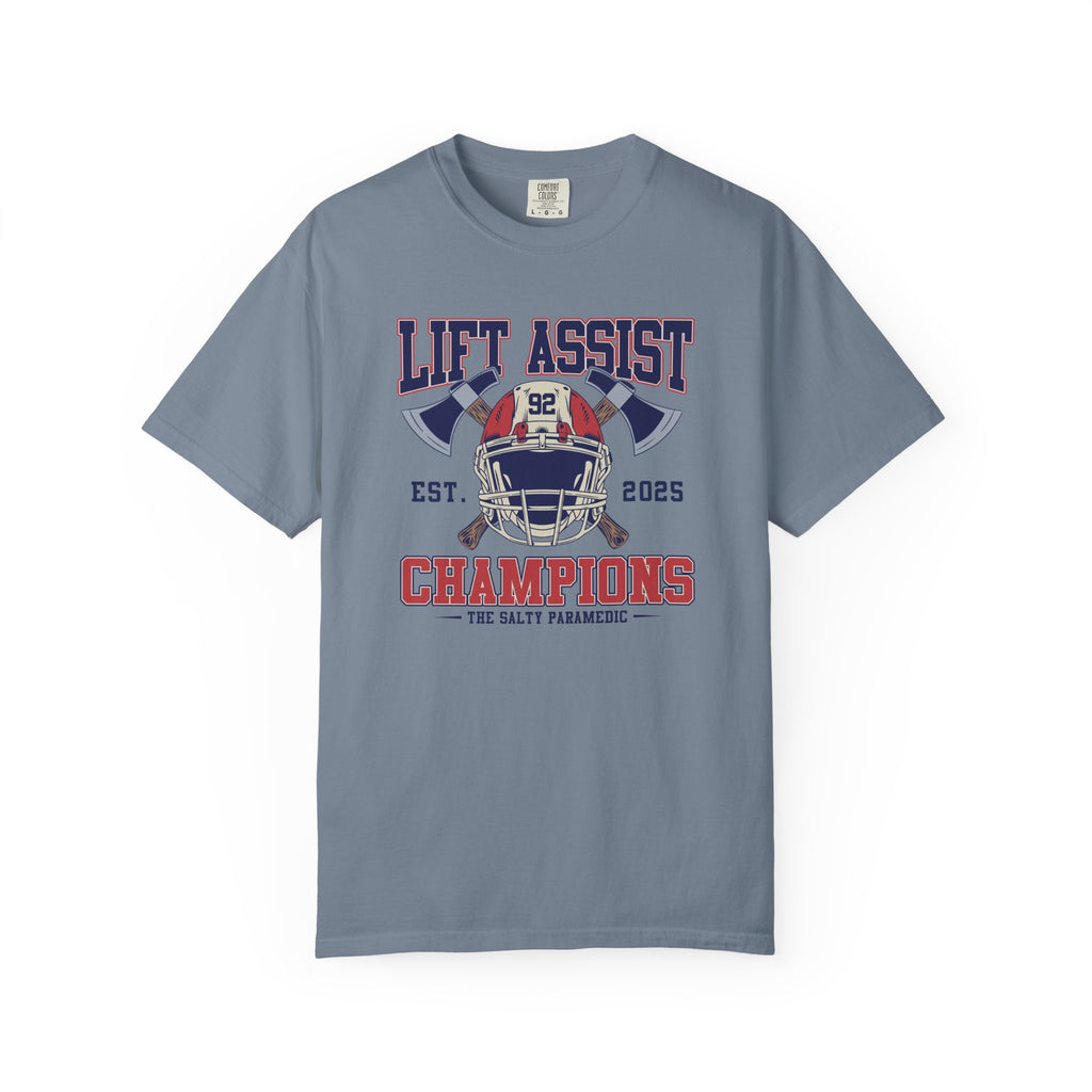 Lift Assist Champions T-Shirt (Graphic on Front)