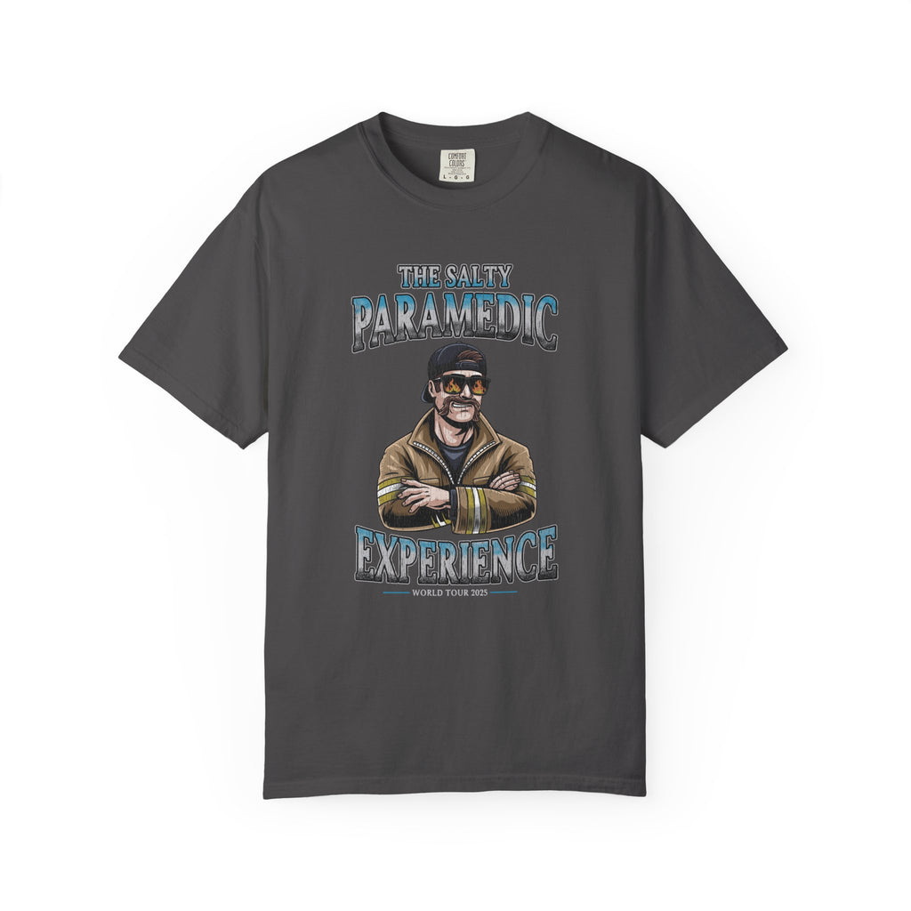 The Salty Paramedic Experience T-shirt (Blue Font)