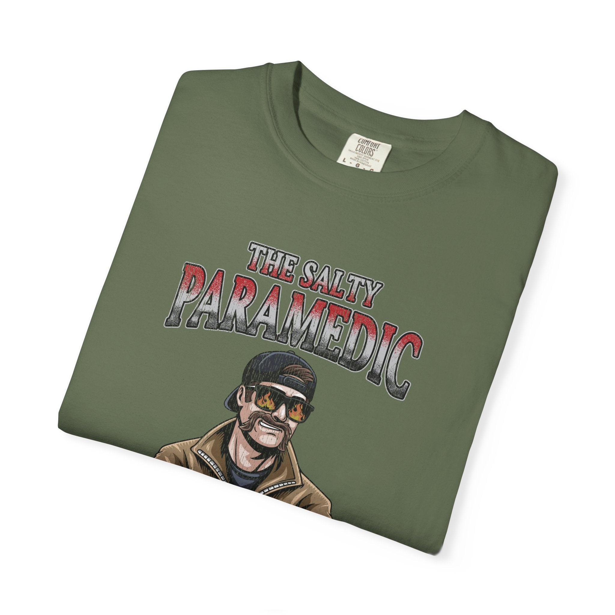 The Salty Paramedic Experience T-Shirt (Red Font)