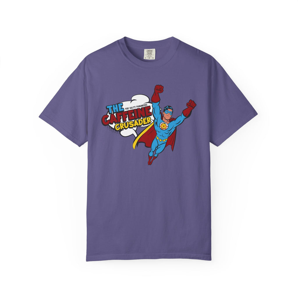 Caffeine Crusader T-Shirt (Graphic on Front)