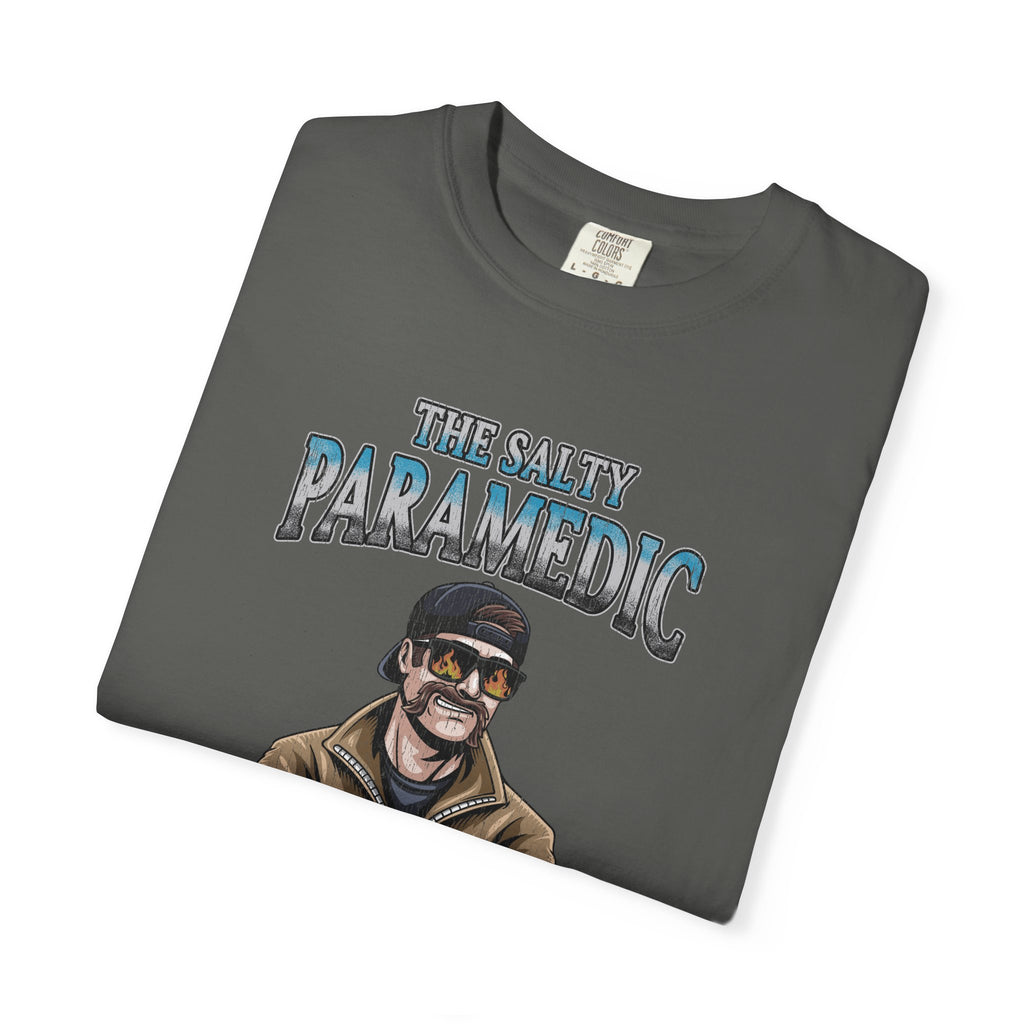 The Salty Paramedic Experience T-shirt (Blue Font)