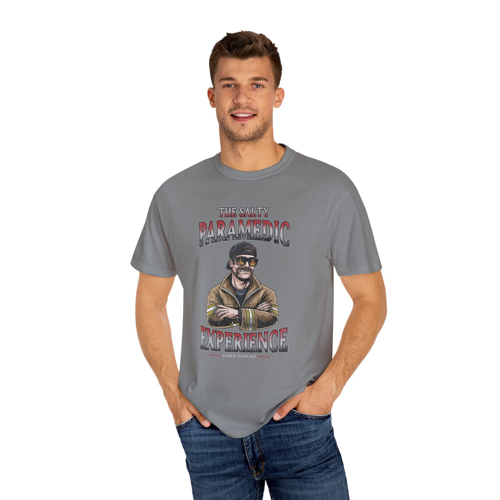 The Salty Paramedic Experience T-Shirt (Red Font)