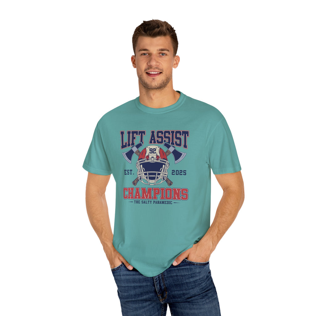 Lift Assist Champions T-Shirt (Graphic on Front)
