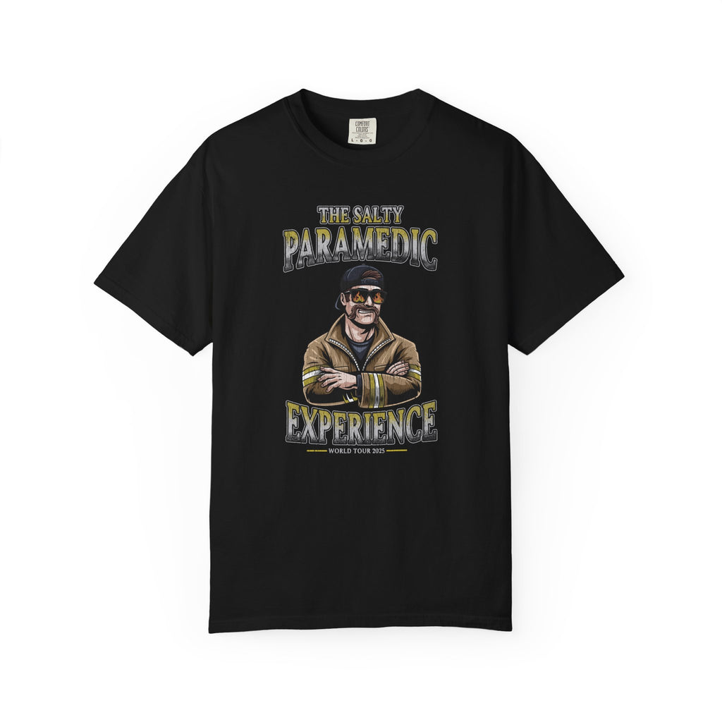 The Salty Paramedic Experience T-Shirt (Yellow Font)
