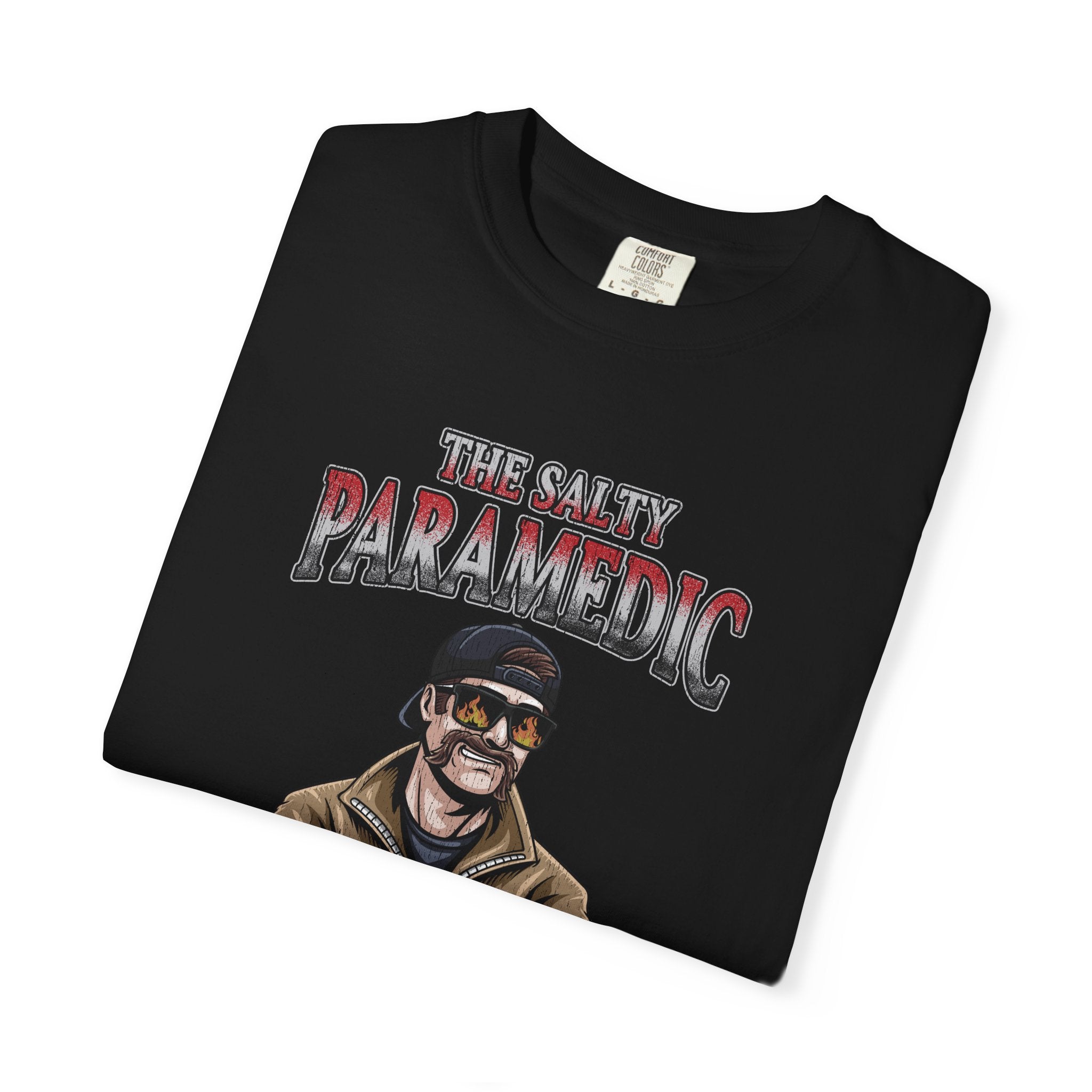 The Salty Paramedic Experience T-Shirt (Red Font)