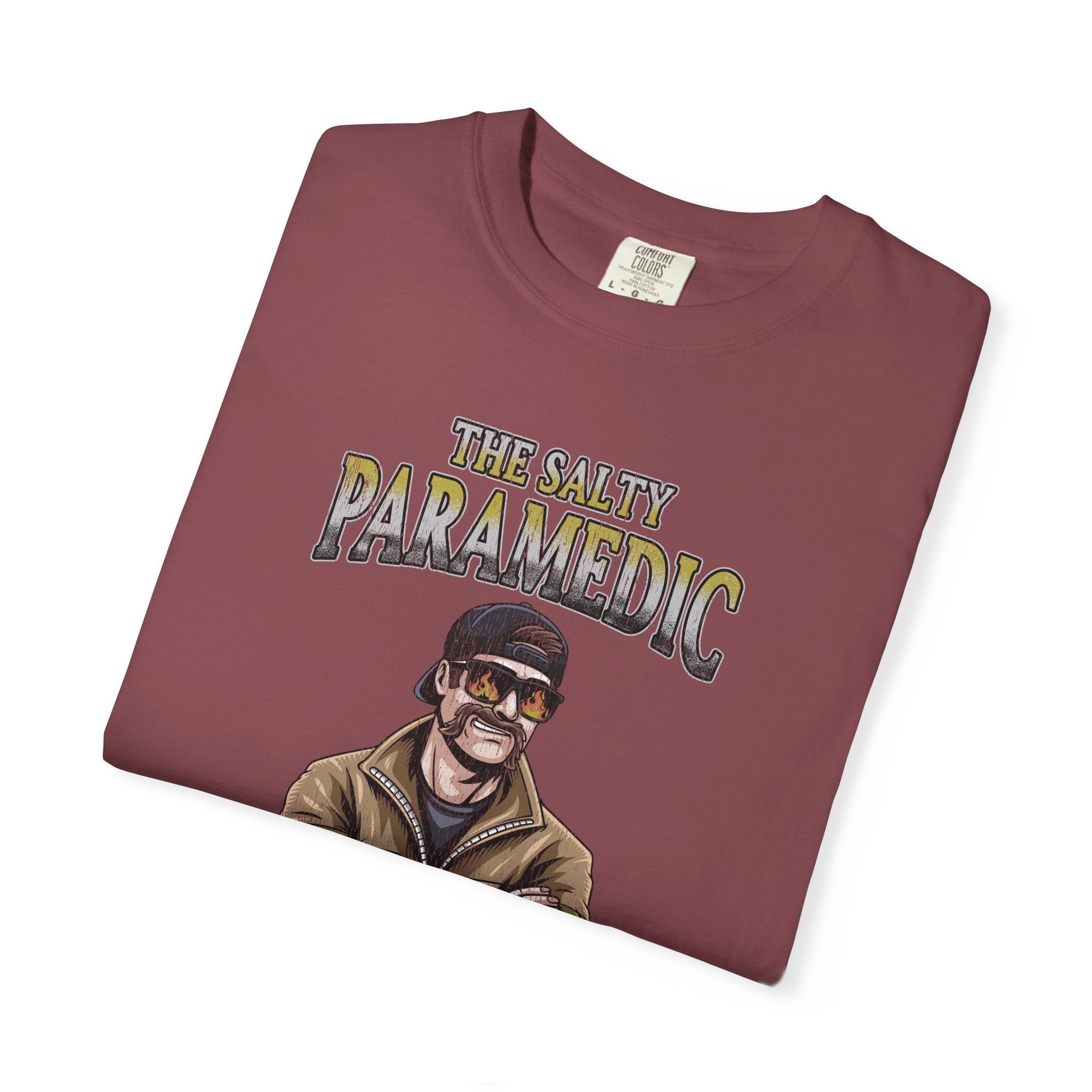 The Salty Paramedic Experience T-Shirt (Yellow Font)