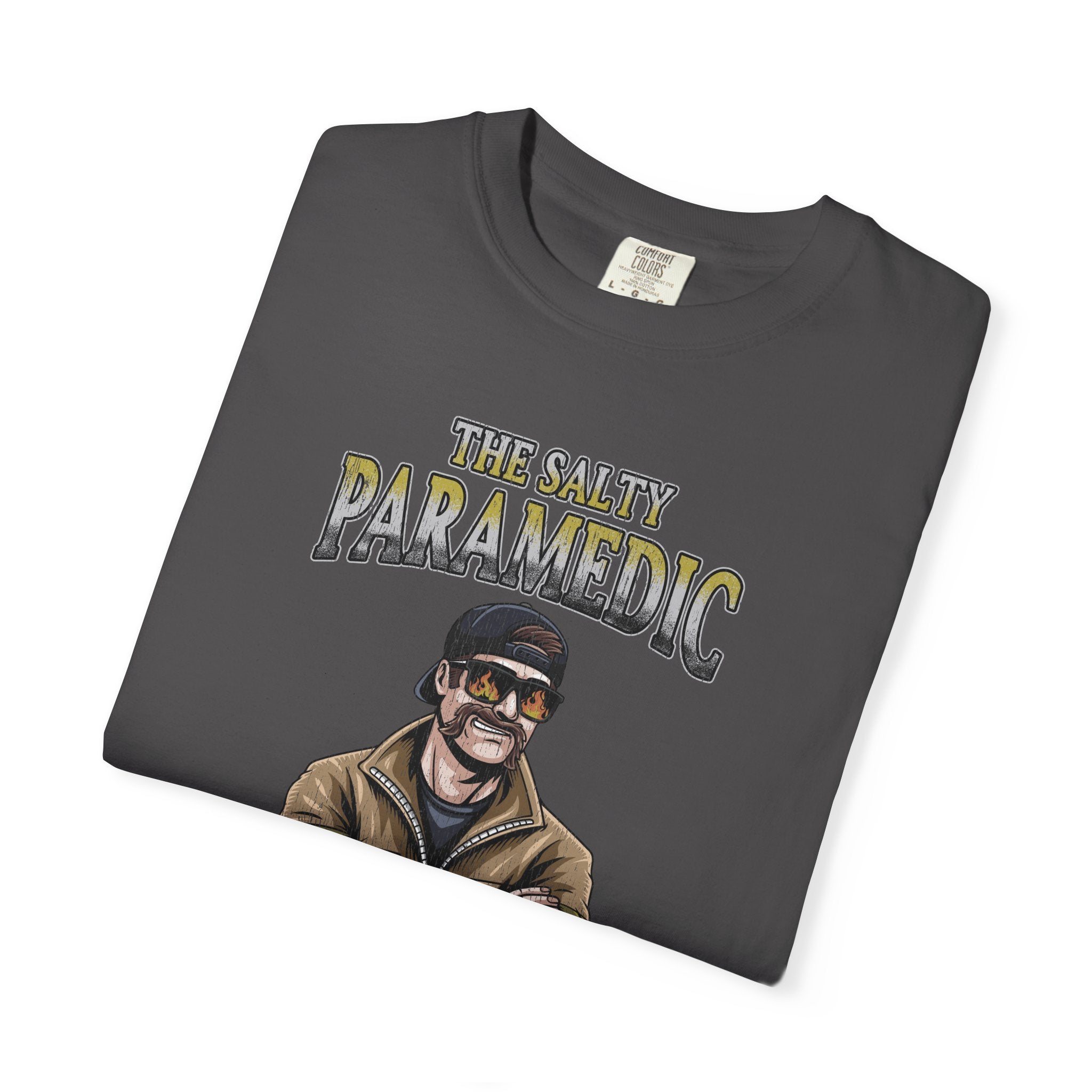 The Salty Paramedic Experience T-Shirt (Yellow Font)