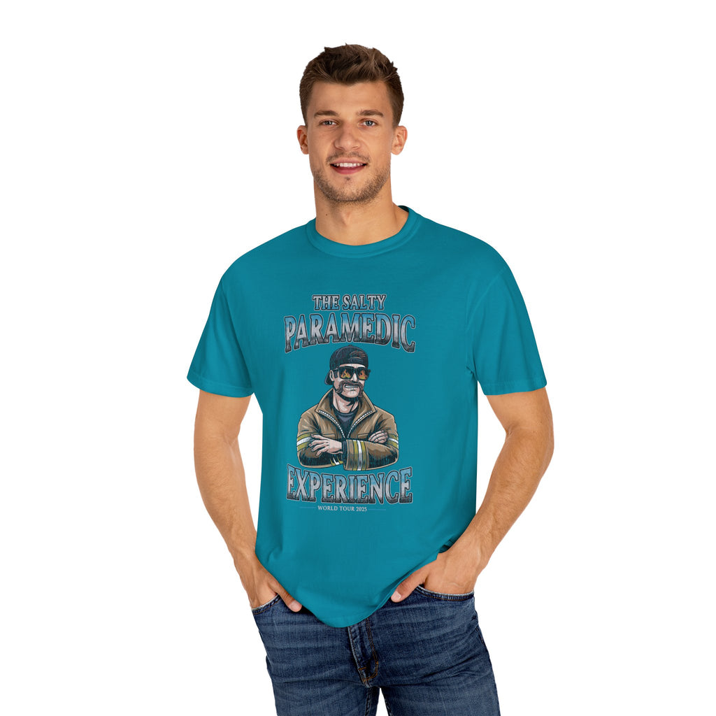 The Salty Paramedic Experience T-shirt (Blue Font)