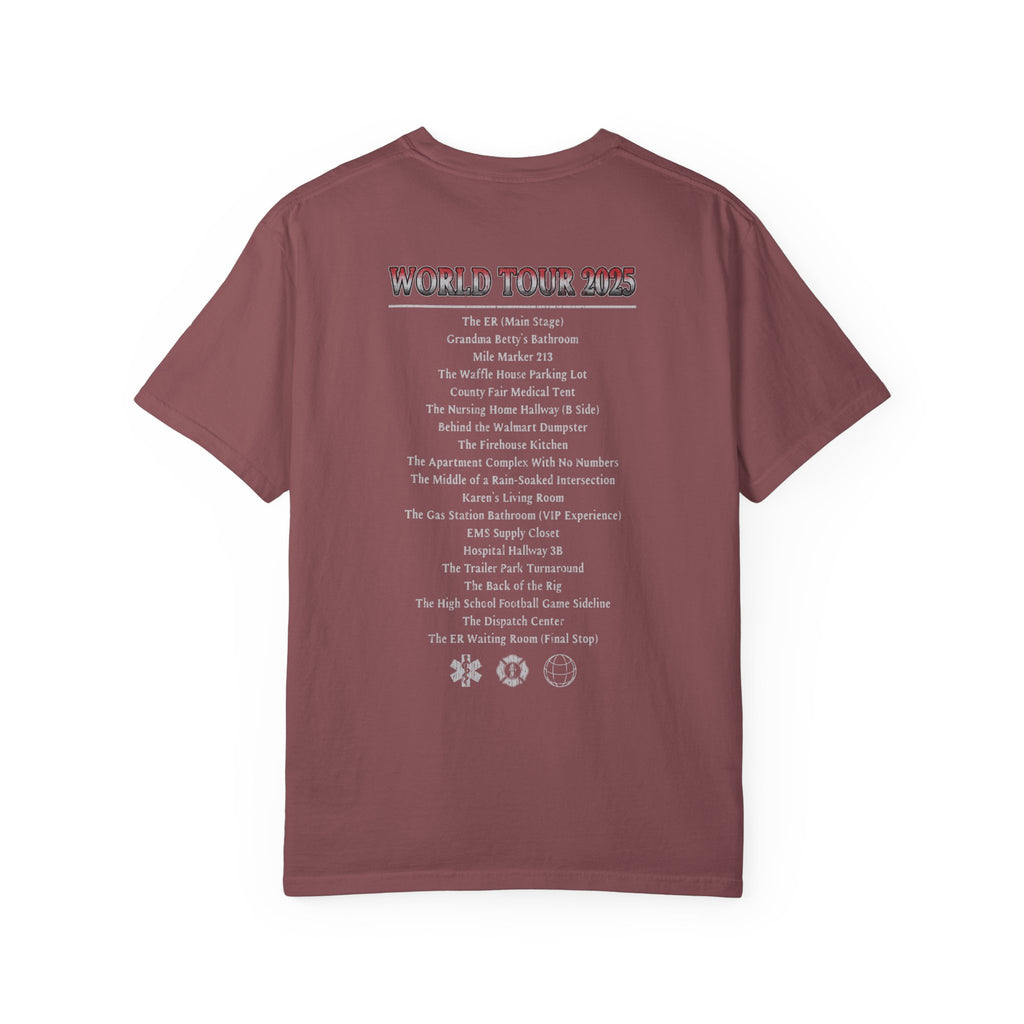 The Salty Paramedic Experience T-Shirt (Red Font)