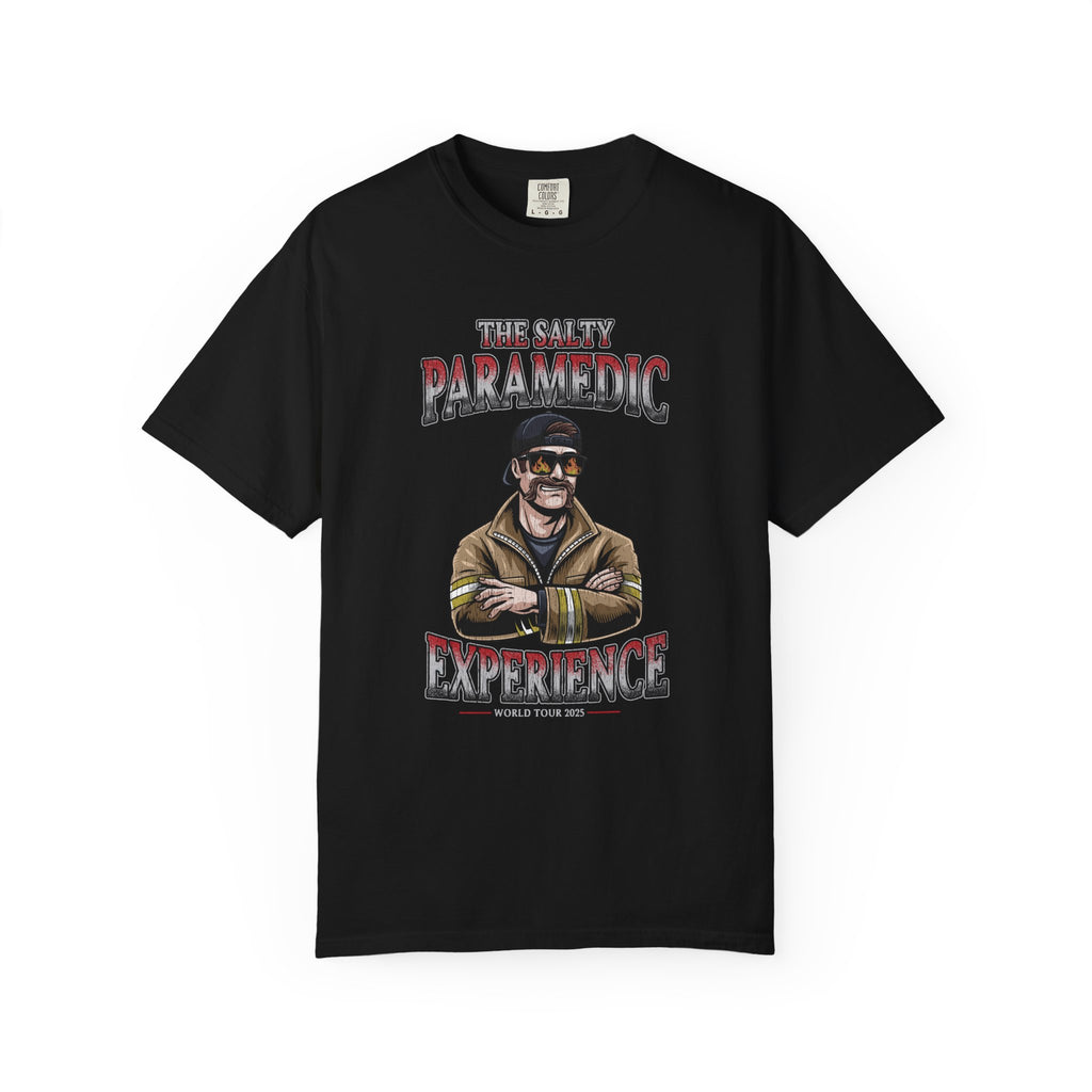 The Salty Paramedic Experience T-Shirt (Red Font)