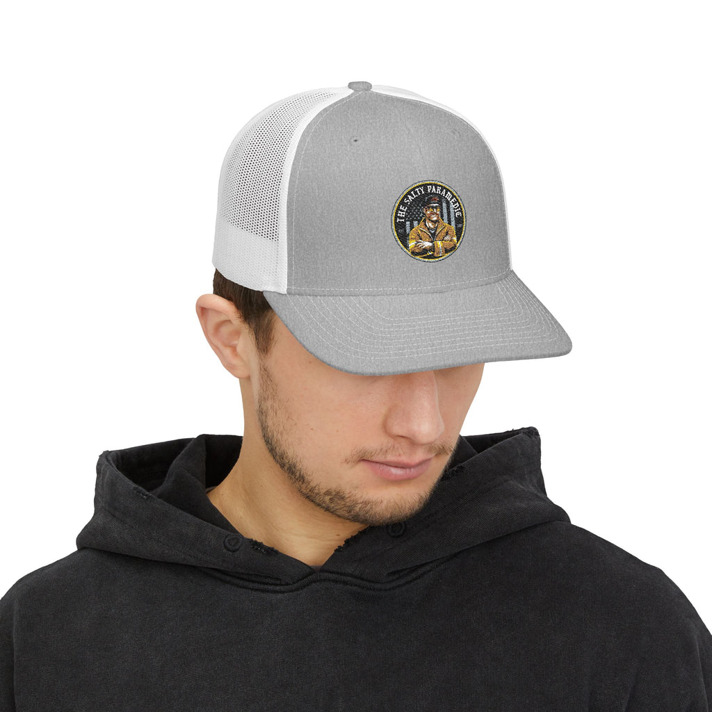 Salty Logo Snapback Trucker Cap (Embroidered)