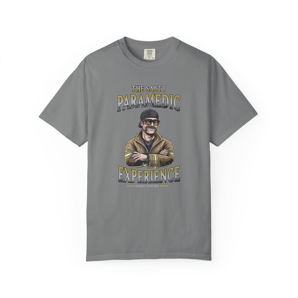 The Salty Paramedic Experience T-Shirt (Yellow Font)