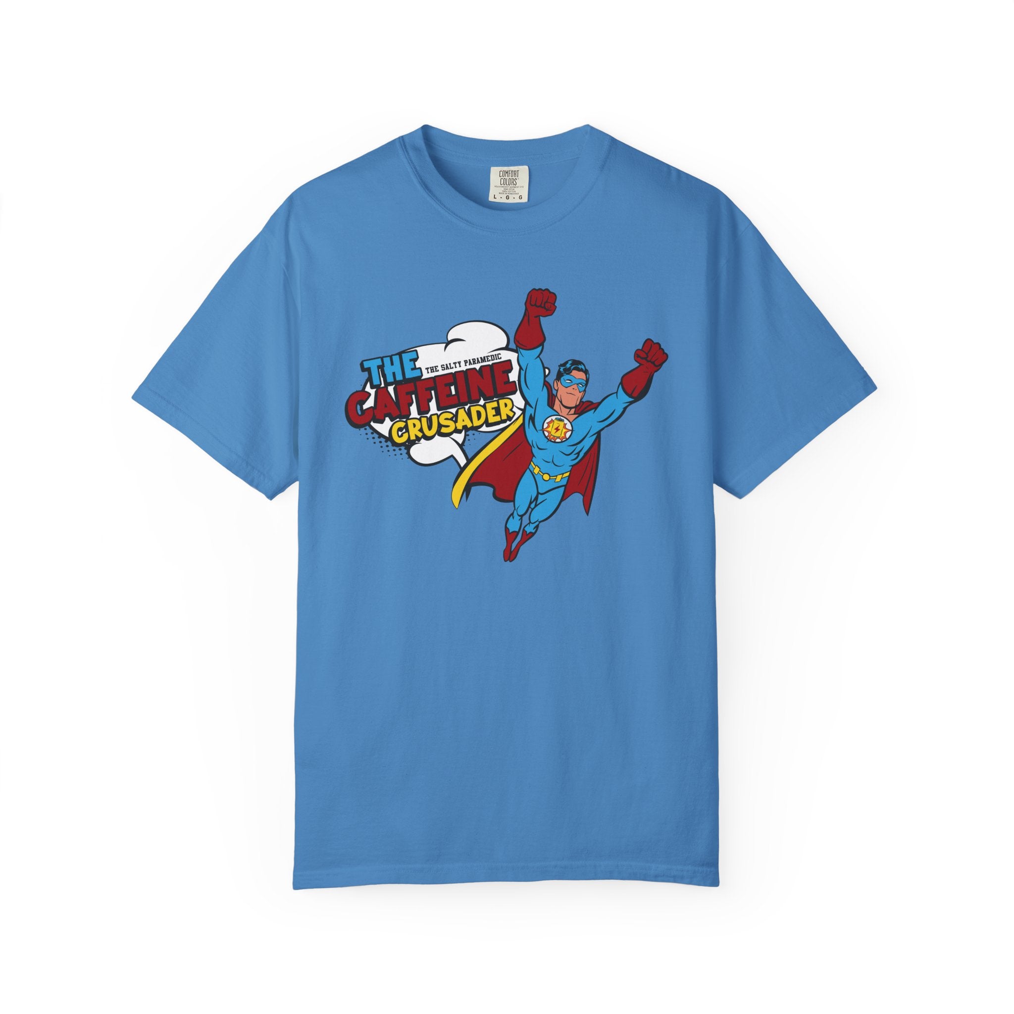 Caffeine Crusader T-Shirt (Graphic on Front)
