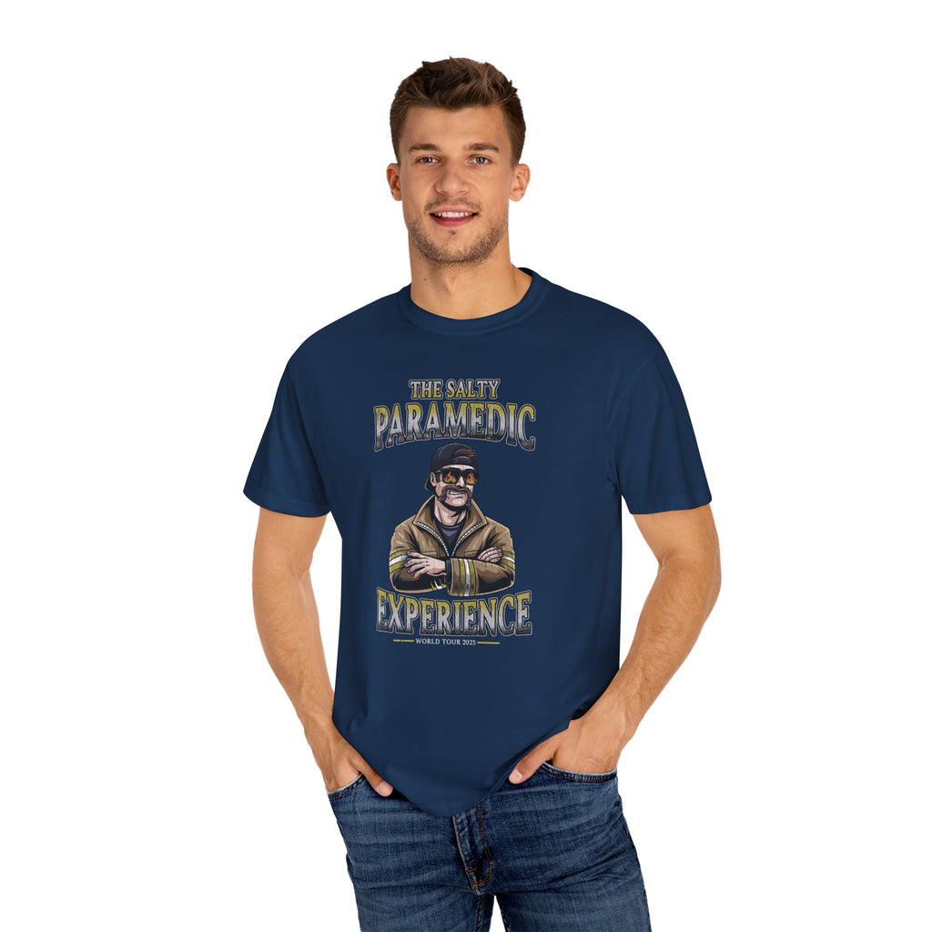 The Salty Paramedic Experience T-Shirt (Yellow Font)