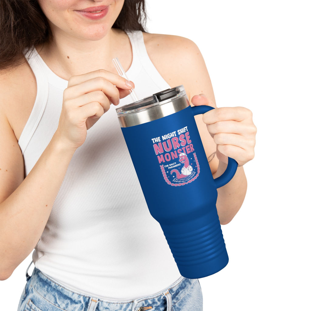 Night Shift Nurse Monster Tumbler