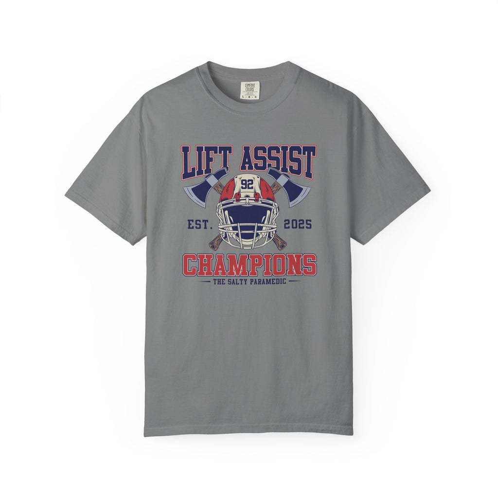 Lift Assist Champions T-Shirt (Graphic on Front)
