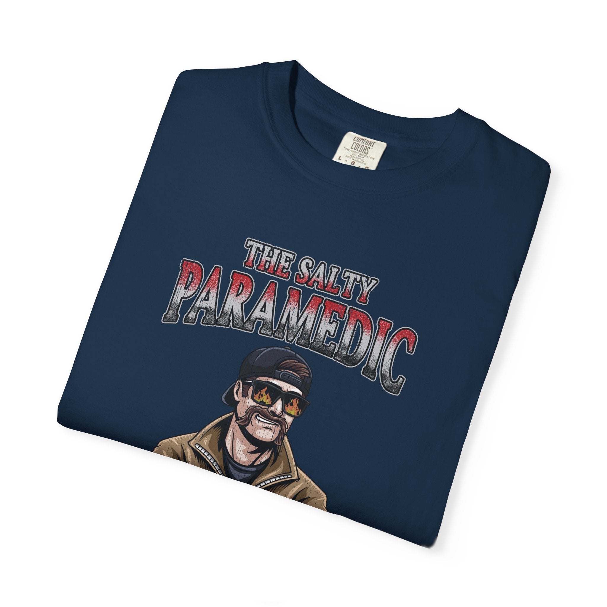 The Salty Paramedic Experience T-Shirt (Red Font)