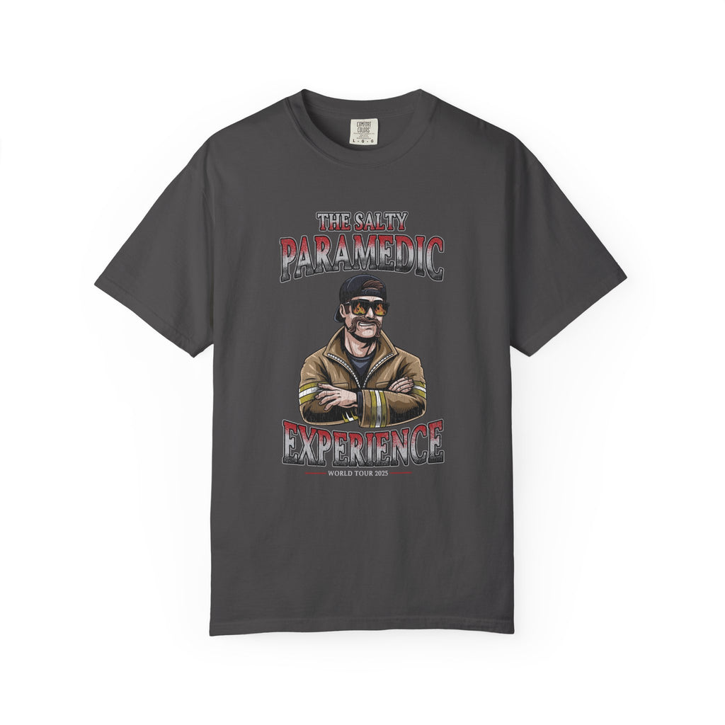 The Salty Paramedic Experience T-Shirt (Red Font)