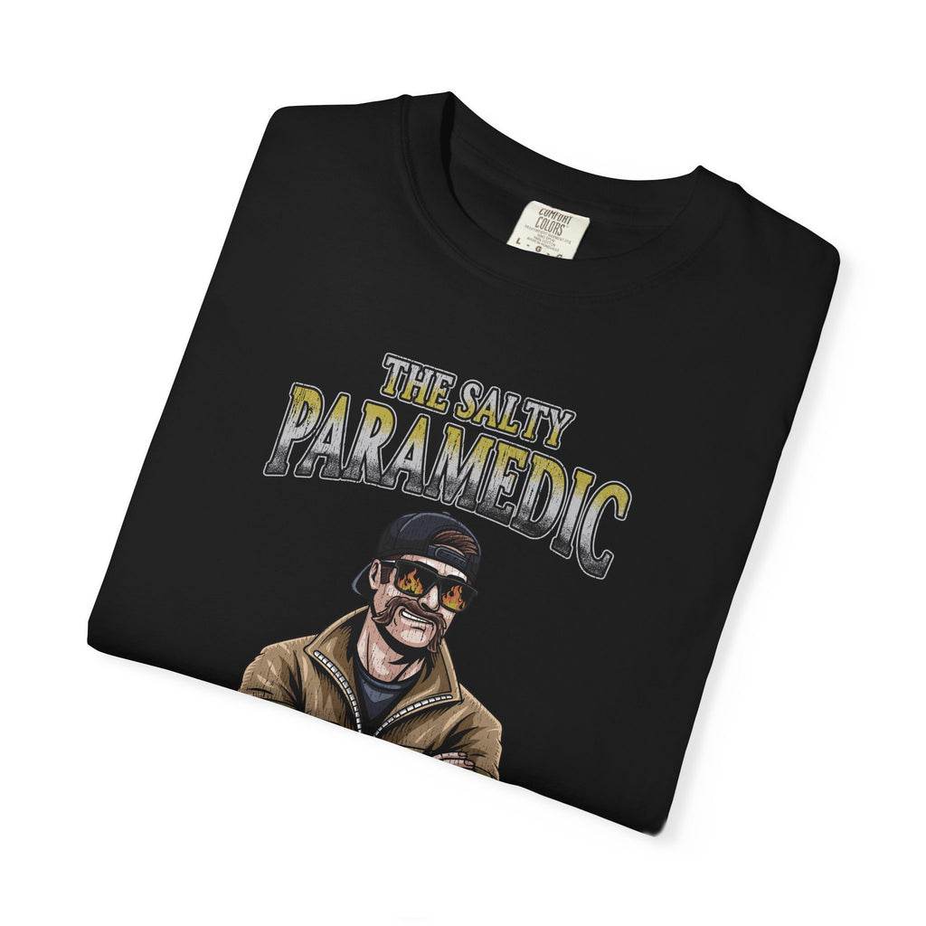 The Salty Paramedic Experience T-Shirt (Yellow Font)