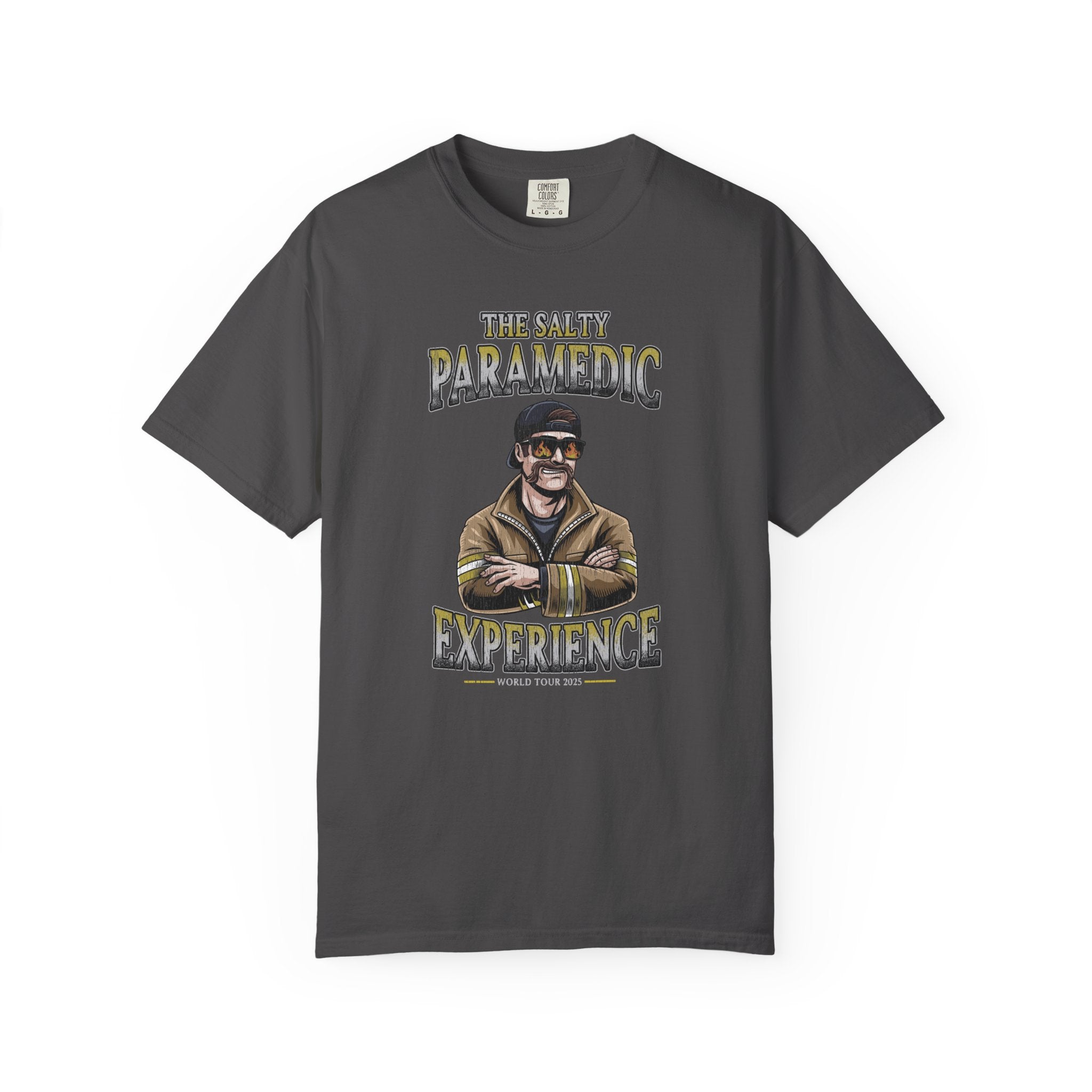 The Salty Paramedic Experience T-Shirt (Yellow Font)