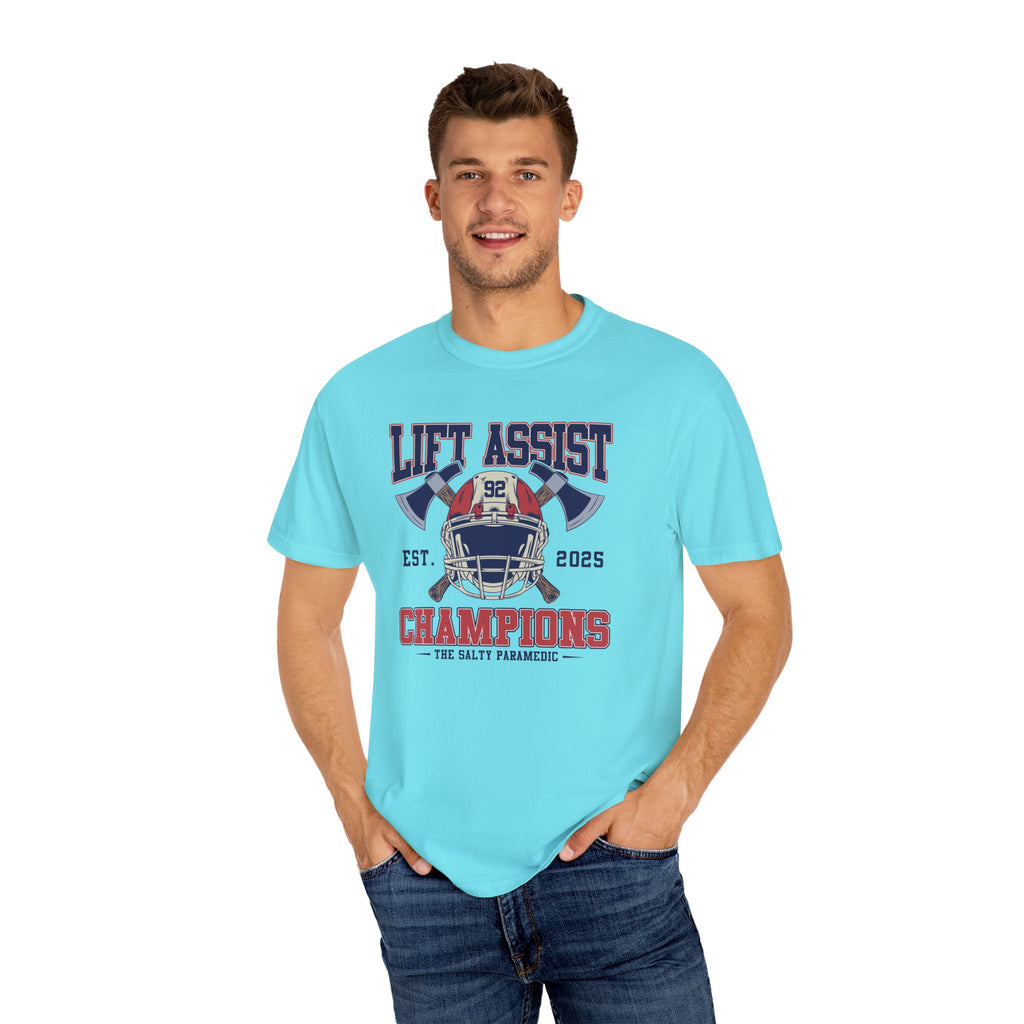 Lift Assist Champions T-Shirt (Graphic on Front)