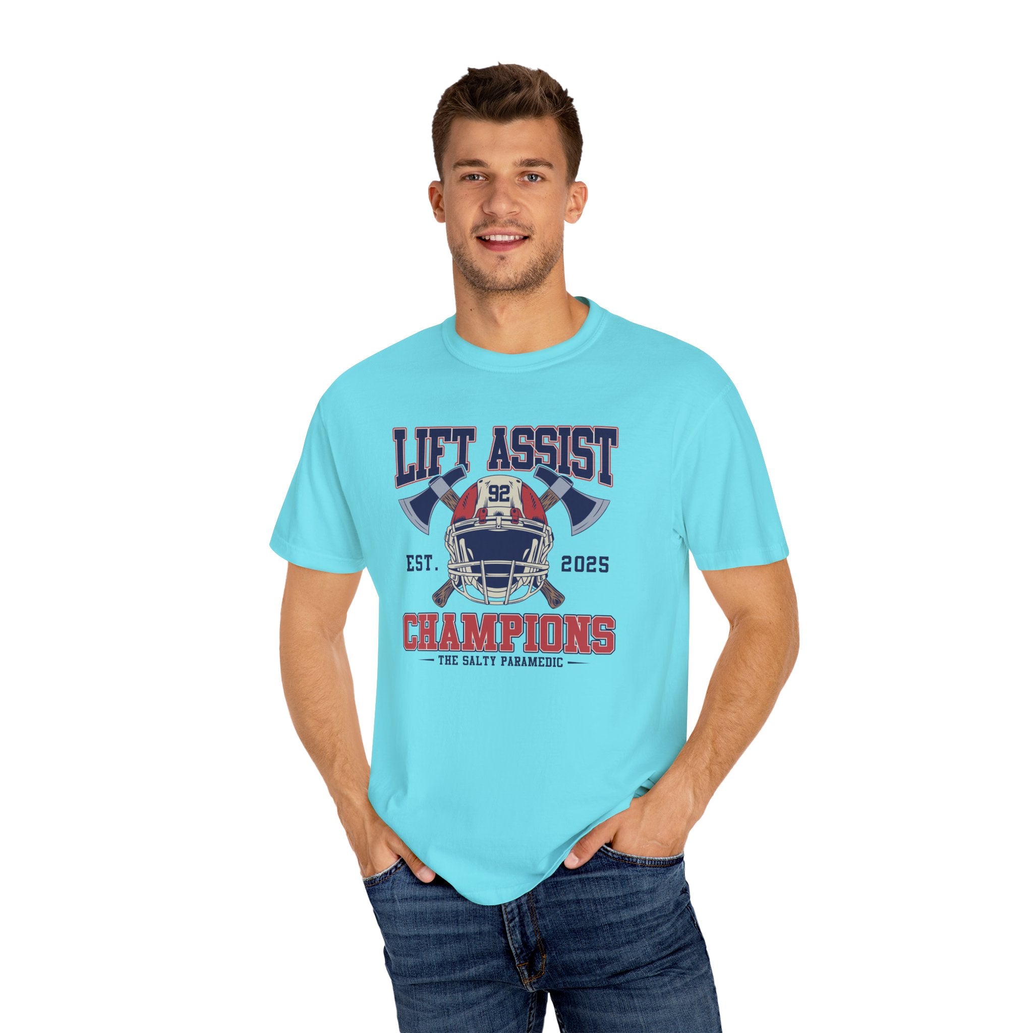 Lift Assist Champions T-Shirt (Graphic on Front)
