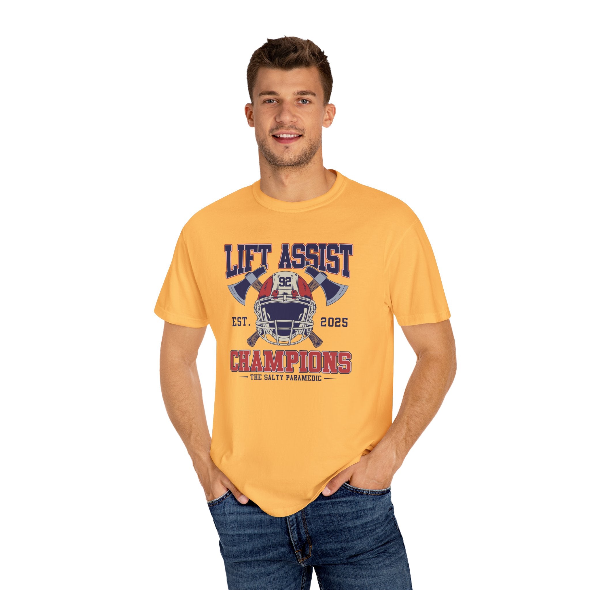 Lift Assist Champions T-Shirt (Graphic on Front)