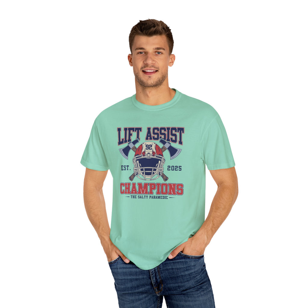 Lift Assist Champions T-Shirt (Graphic on Front)