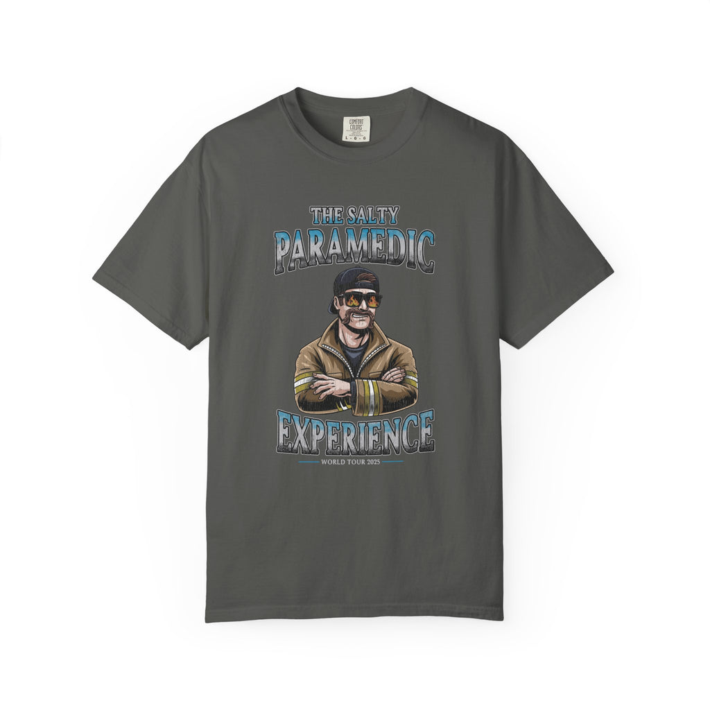 The Salty Paramedic Experience T-shirt (Blue Font)
