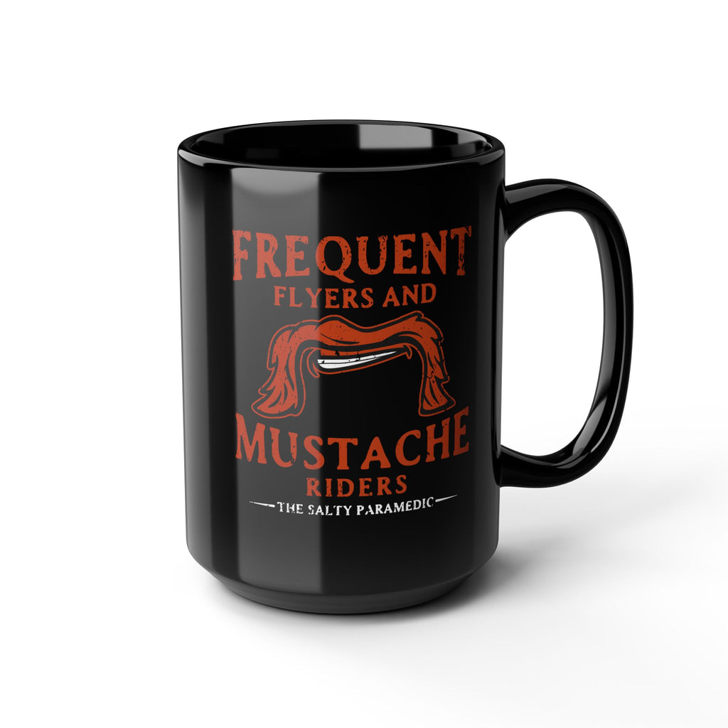 Frequent Flyers & Mustache Riders Coffee Mug