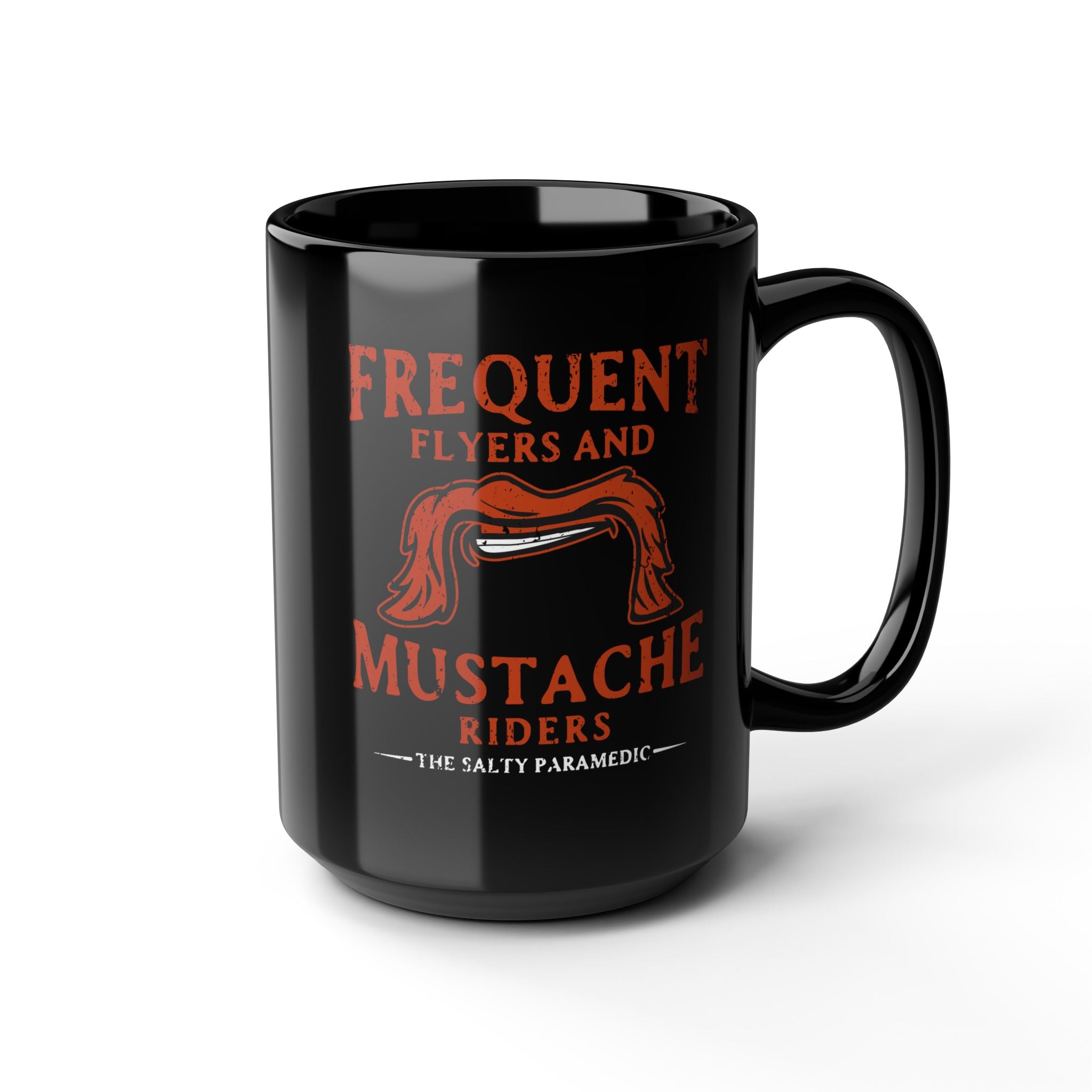Frequent Flyers & Mustache Riders Coffee Mug