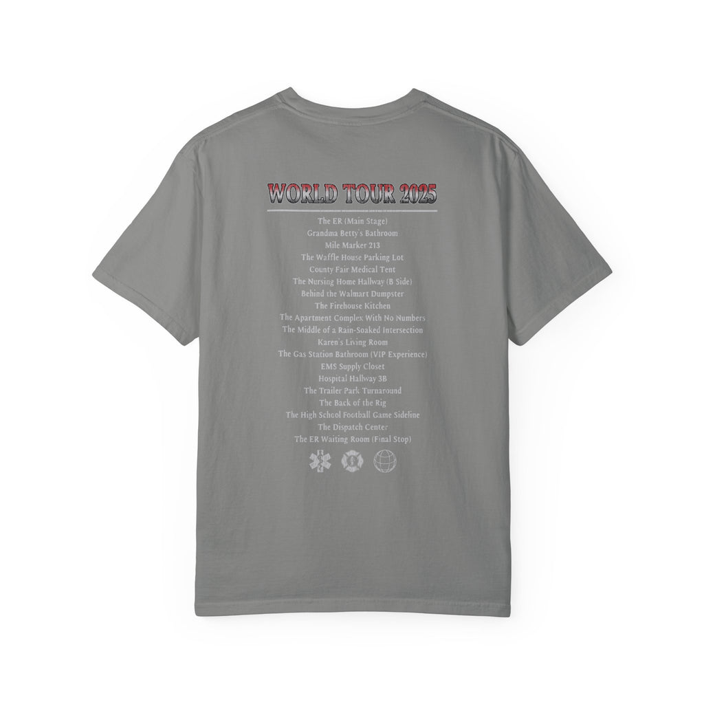 The Salty Paramedic Experience T-Shirt (Red Font)