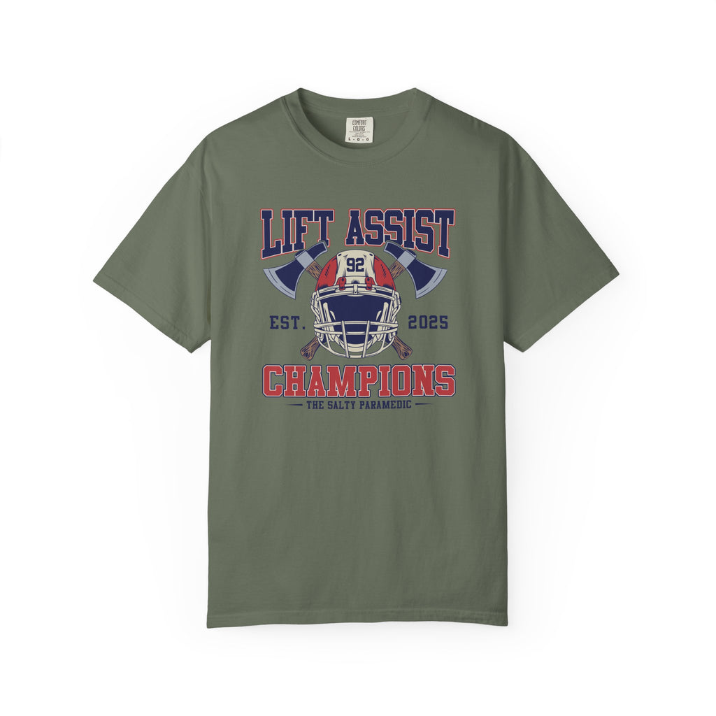 Lift Assist Champions T-Shirt (Graphic on Front)
